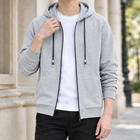Cardigan Sweatshirt Gray