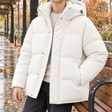 Olivier-James Hooded Puffer Jacket - White