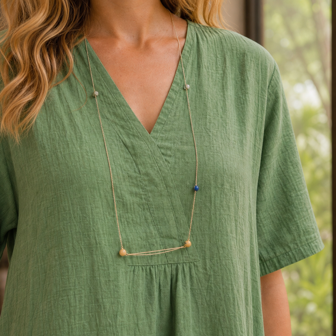 Audrey Relaxed Midi Dress - Lead Product Detail