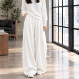 Ninon-Elise Wide Leg Pants - White