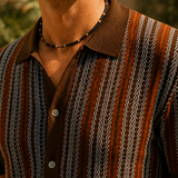 Claude Herringbone Shirt - Lead Product Detail