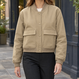 Katrina-Lane Utility Jacket - Khaki
