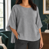 Manon-Eve Relaxed Top - Gray