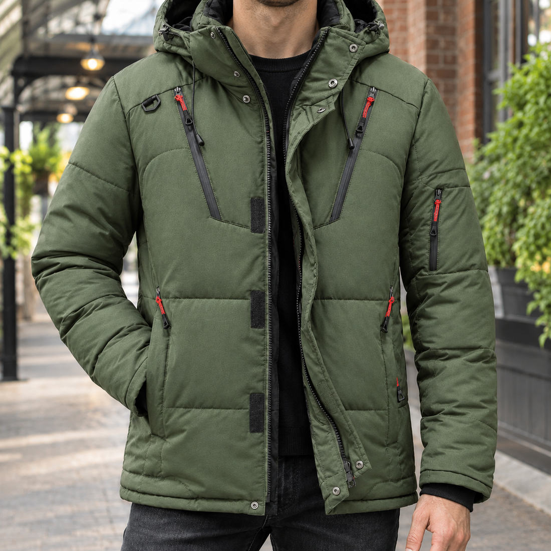 Albin Padded Jacket - Green