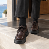 Cordoni Chunky Derby Shoes - Brown