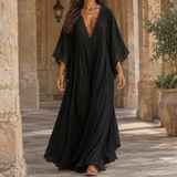 Tara-Hope Lace Maxi Dress - Black