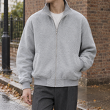 Colin-Miles Stand Collar Jacket - Gray