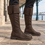 Molfetta Lace-Up Boots - Dark Brown