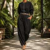 Valeria-Elise Harem Set - Black