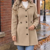 Maylis-Lane Wool Jacket - Khaki