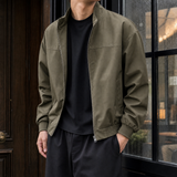 Rupert-Ellis Stand Collar Jacket - Olive Green