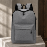 Mazzini Commuter Backpack - Gray With Usb Upgrade