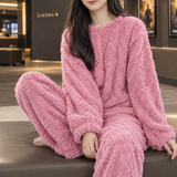 Ardith-Mae Textured Lounge Set - Pink