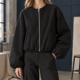 Zenobia-Grace Zip Jacket - Black