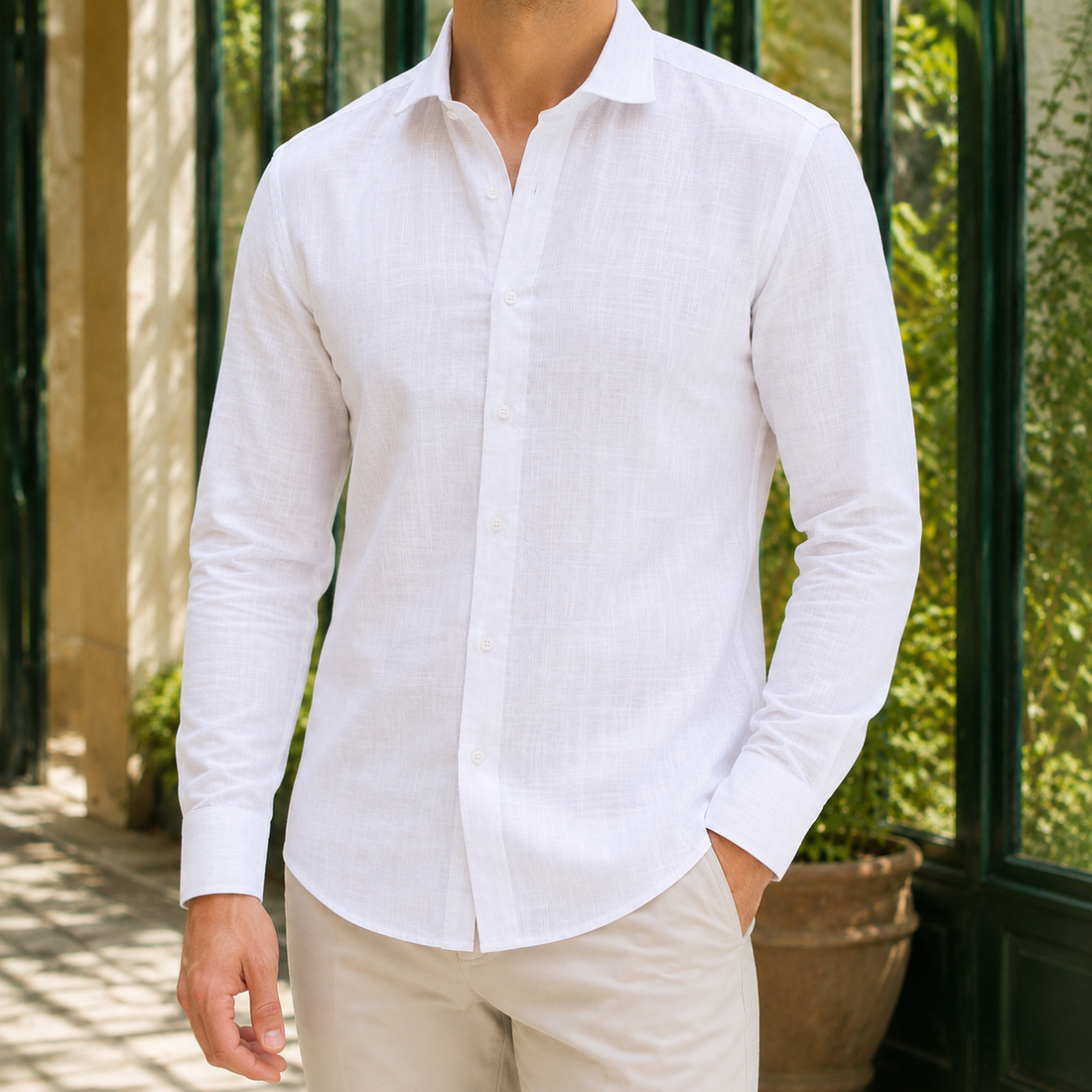 Soren Linen Shirt - White