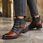 Black & Cognac Toe