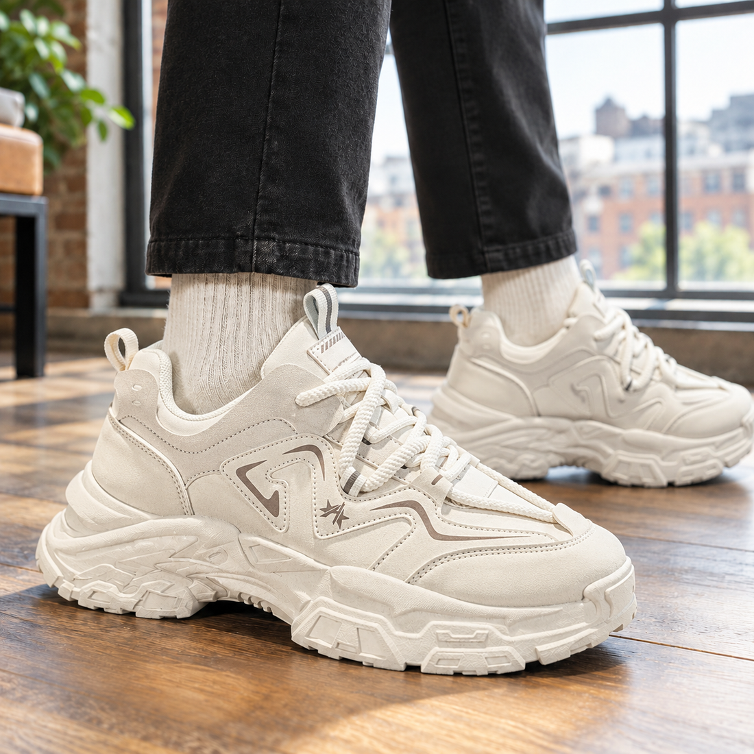 Tiepolo-Milano Chunky Sneakers - White