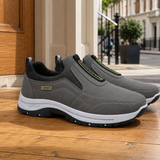 Carlotti Slip-On Sneakers - Charcoal Gray