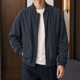 Lucian-Cole Bomber Jacket - Navy Blue