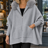 Tallulah-Marie Hooded Jacket - Gray