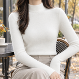 Christabel-Eve Ribbed Sweater - White