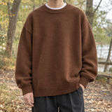 Francis-Miles Oversized Sweater - Brown