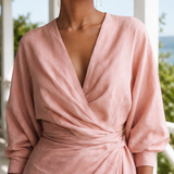 Astrid Wrap Maxi Dress - Lead Product Detail