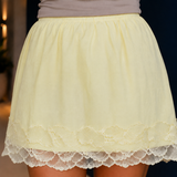 Madeleine-Jane Lace Mini Skirt - Lead Product Detail