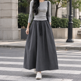 Geraldine Wide Leg Pants - Dark Gray