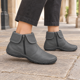 Bolzano Side Zip Boots - Gray