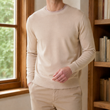Severin-Ellis Fine Knit Sweater - Beige