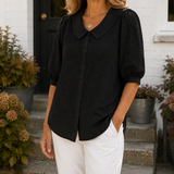 Winona-Belle Floral Blouse - Black