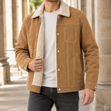 Ernest-Wren Fleece-Lined Jacket - Caramel Brown