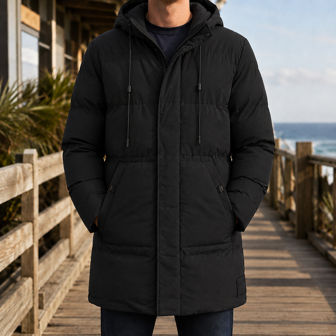 Sterling-Rhys Padded Jacket - Black