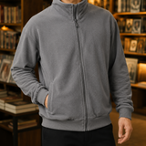 Vincent-Scott High Collar Jacket - Gray