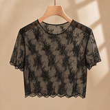 Carlotta Lace Top - Black