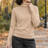 Chloe-Hope Turtleneck Sweater - Camel