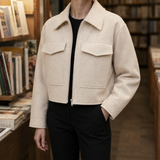 Marina-Jade Boxy Jacket - Beige