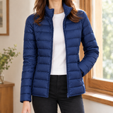Sonia-Mae Quilted Jacket - Navy Blue