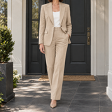 Cerys-Rae Tailored Set - Beige