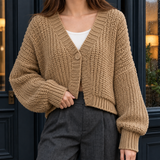 Lillian Chunky Cardigan - Khaki
