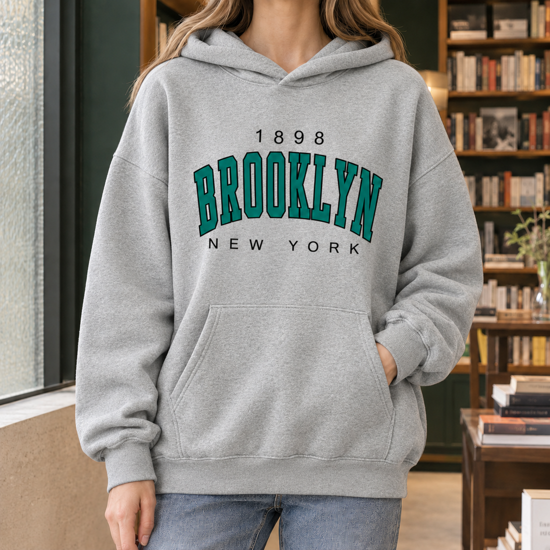 Lola Graphic Hoodie - Gray