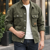 Harrison Utility Jacket - Olive Green