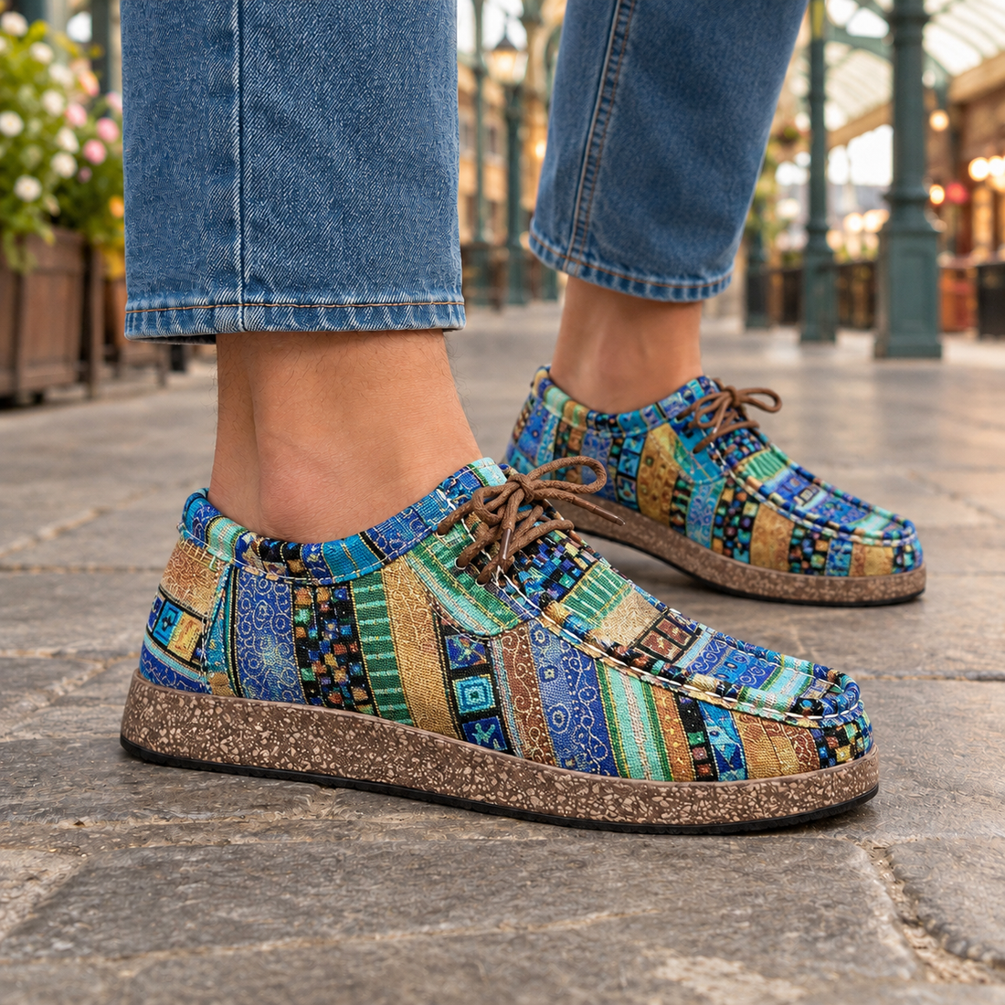 Baldini Orthopedic Sneakers - Blue