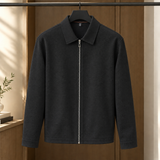 Ardan Textured Zip Jacket - Black