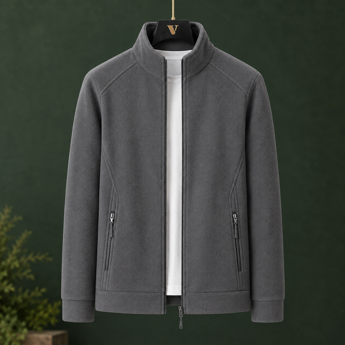 Holden-Lane Fleece Jacket - Gray