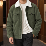 Mortimer-Miles Cashmere Jacket - Army Green