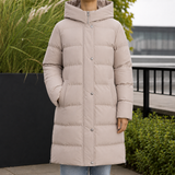 Giulia-Rae Hooded Puffer Jacket - Modern Taupe
