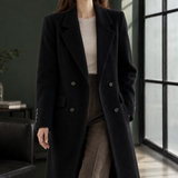 Leah-Grace Wool Coat - Black