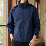 Renard Hooded Jacket - Dark Blue